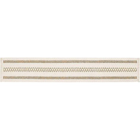 Chemin de table en toile de jute naturelle 30 x 220 cm (1/5)