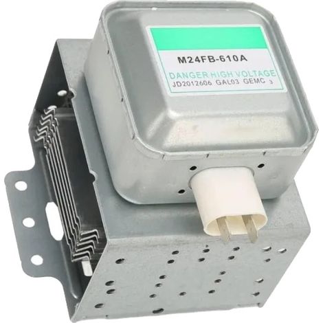 Magnetron, 850 Watts, 12,5 cm x 7,5 cm x 6 cm, Métal, Compatibilité polyvalente, Chauffage efficace