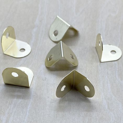 Quincaillerie pour meubles, support de cadre, fixation et assemblage, protection d'angle en fer, protection d'angle droit, accessoires pour cadres photo, équerre de fixation, panneau arrière, plaque d (1/5)