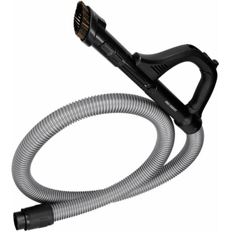 Tuyau flexible complet avec poignée – Longueur 1,85 m – Diamètre 40 mm – Compatible aspirateurs Rowenta et Tefal