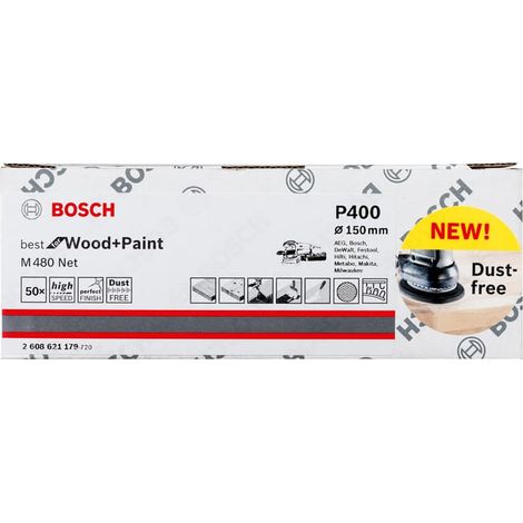 SCHLEIFNETZ M480 150MM G400 - 50 STK - B 2608621179
