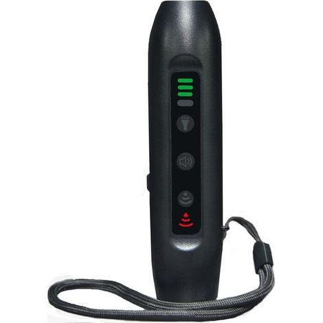 Repelente ultrasónico para perros con 3 modos, dispositivo portátil recargable para entrenamiento de perros con linterna inteligente de alto brillo, dispositivo para entrenamiento de perros con integr (1/3)