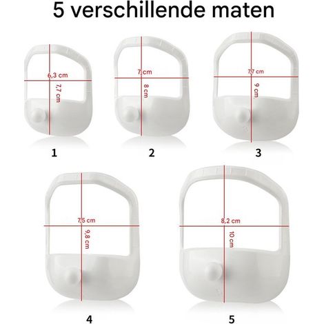 5-teiliges Bartstyling-Set für Männer,Bartstyling-Werkzeuge,Schablonen-Set für Spitzbart,Bartpflege-Werkzeuge,Koteletten und Schnurrbart,Schwarz (1/4)