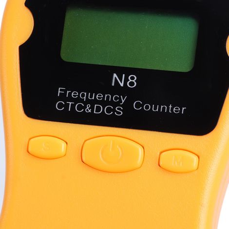 Kit de fréquencemètre portable N8 compatible avec les talkies-walkies marins et automobiles (livré sans pile) Orange (1/5)