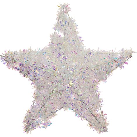 Suspension de Noël Étoile holographique H 40 cm - Feeric Christmas (1/2)