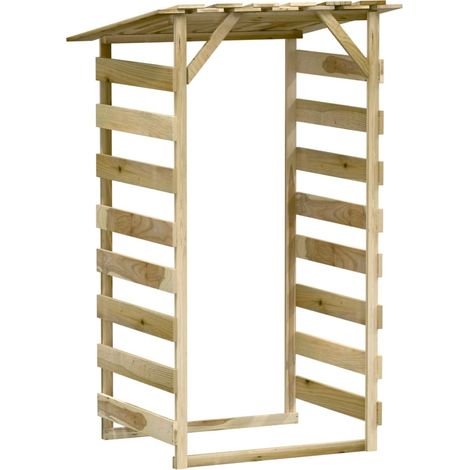 Pergola avec toit 100x90x200 Bois de pin imprégné (1/5)