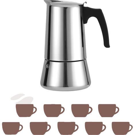 Cafetera, capacidad de 450 ml, apta para todo tipo de cocinas, 450 ml (1/2)