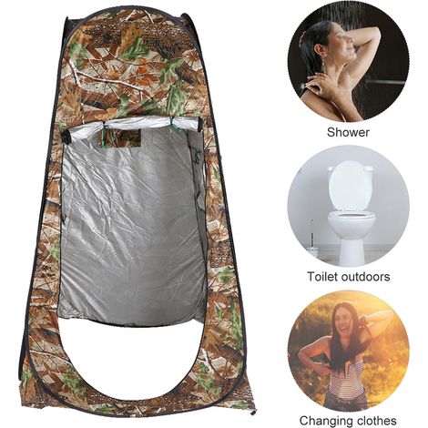 Toilettes portables d'extérieur, douche, vestiaire, tente de plage, camping, tentes préservant l'intimité (1/5)