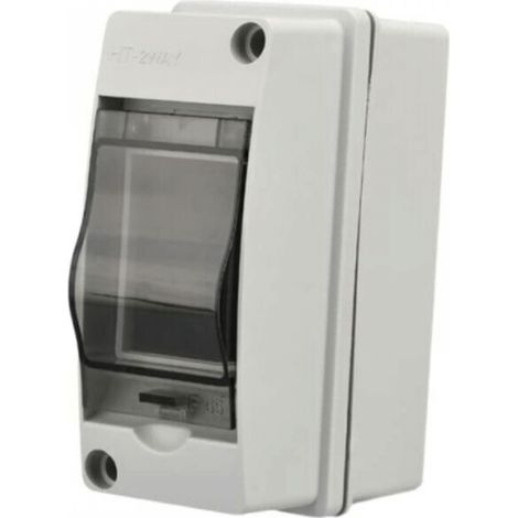 2 Modules, ABS de Surface en Plastique,Coffret Electrique Etanche Exterieur IP65, Boite de Boitier Etanche Electrique Exterieur, Armoire de Contrôle, Coffret Modulaire Boitier de Jonction (2 Way) (1/5)