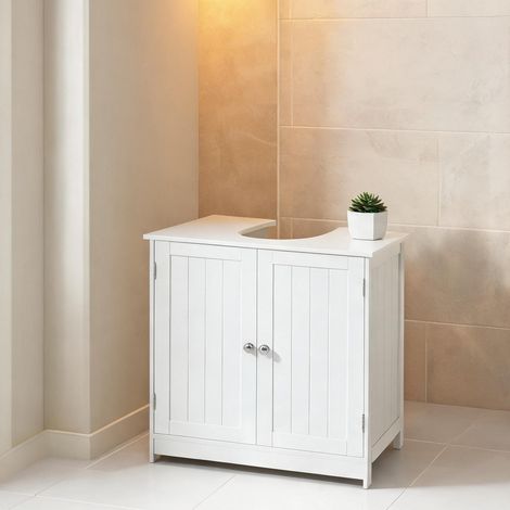 Meuble de salle de bain bianco en MDF 60 x 30 x 60 cm (1/5)