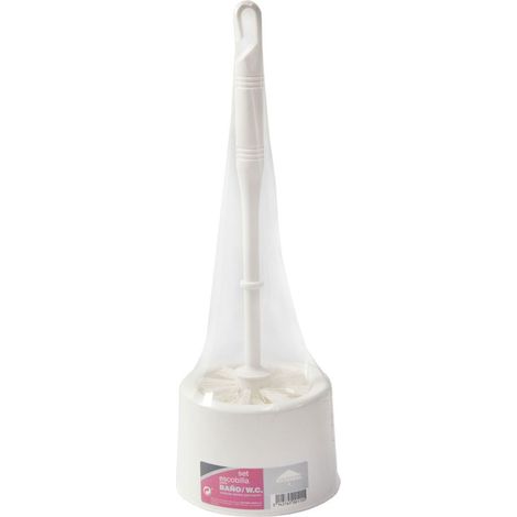 Inodoro de plástico blanco R