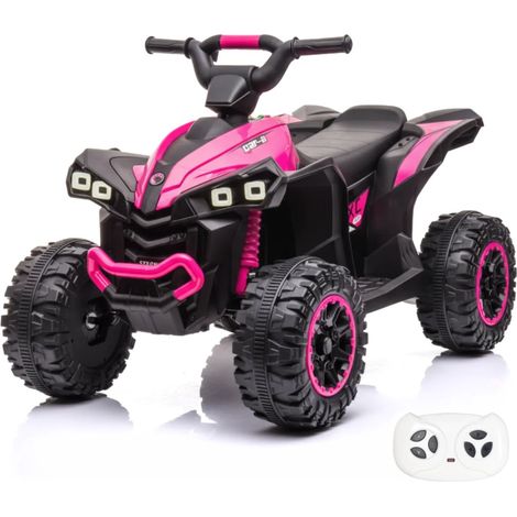 Quad Elettrico per Bambini Vrooomy XC-Sport 12V - 2 a 5 anni - con Telecomando - Rosa (1/5)