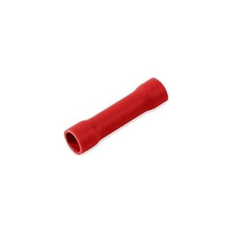 Manches pré-isolées 1,5 mm rouge 50 pcs