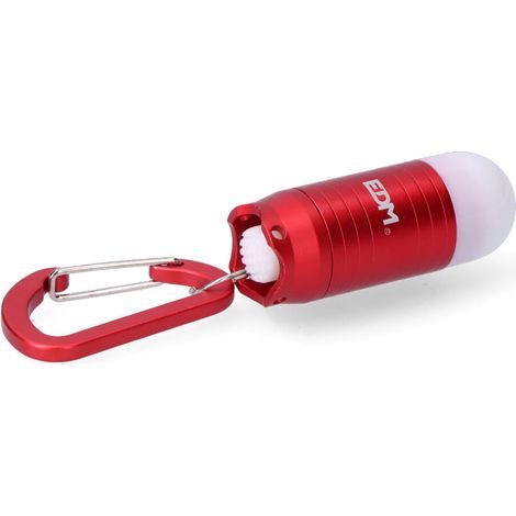 Lampada da tasca porta-chiavi 0,5 LED 0,5WfraLatn AluminiofraLatn CollettifraLatn Corde – MoschettofraLatn PfraLatn inclusi (1/5)