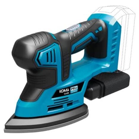 Levigatrice a tazza 20v (senza batteria e caricatore) 20,4x15,5cm koma tools pro series battery