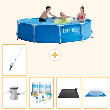 Intex Piscine Tubulaire Ronde - 305x76 cm - 6-pièces S21015 (1/5)