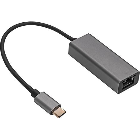 Scheda di rete Akyga AK-AD-65, adattatore Ethernet RJ45 USB-C Gigabit 1000 Mbps LAN (1/5)