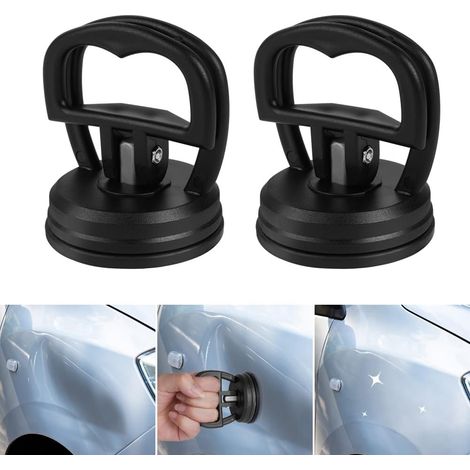 Kit de reparación de abolladuras de carrocería, juego de herramientas de 2 piezas, ventosa para eliminar abolladuras de carrocería, extractor de abolladuras, kit de reparación de carrocería, vidrio, p (1/5)