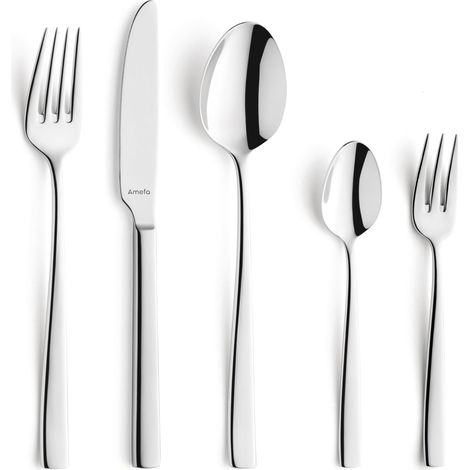 Ensemble de couverts pour 12 personnes, ensemble de couverts 60 pièces, acier inoxydable, couverts allant au lave-vaisselle, couverts, couverts de table (1/5)