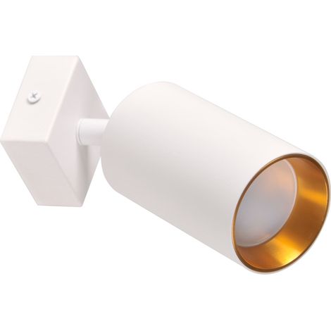 Applique plafond 1xGU10 blanc anneau or Maribel Polux (1/5)