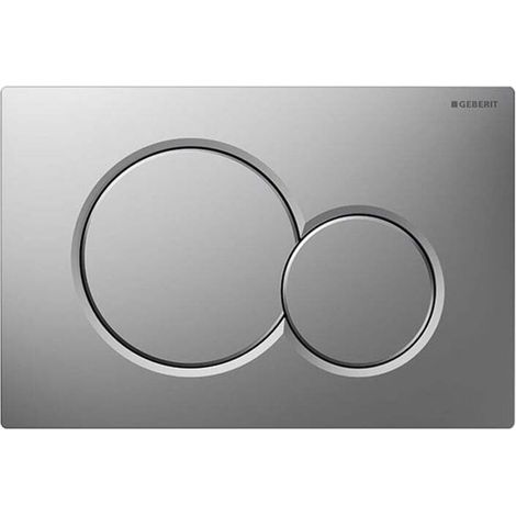 Applies to SIGMA01 UP320/UP720 actuator plate for dual flush, matt chrome - GEBERIT - (115.770.JQ.5)