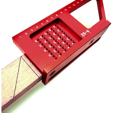 Anreißlineal aus Aluminiumlegierung, Schreiner-Hilfsmesswerkzeug (1/5)