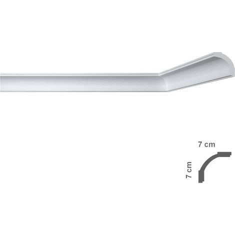 CORNICE DECORATIVA PER SOFFITTO mod. I765 - mm. 70 x 70 x 2 mt