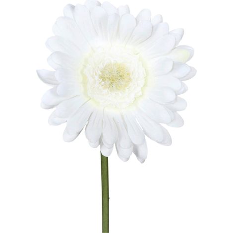 Mömax Kunstblume Gerbera I Weiß/Grün