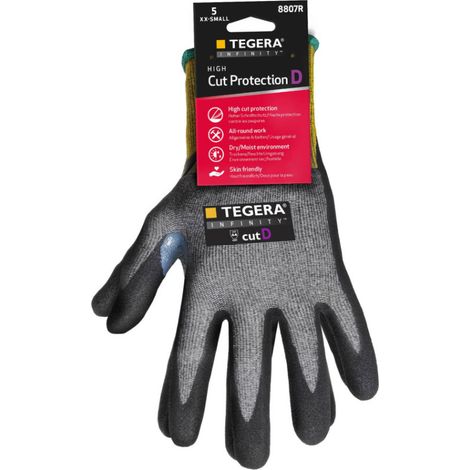 Guantes de protección Tegera 8807r corte resistencia calor 6 pares (1/5)