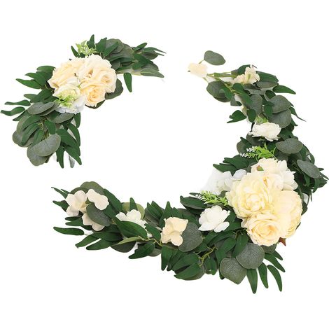 Ensemble de fleurs artificielles, arche de fleurs artificielles, décoration de mariage, bienvenue, réception, signalétique, décorations, cérémonie 18051-XBS (1/5)