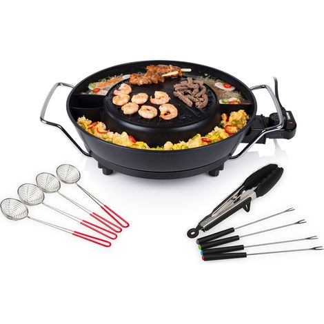 Koreanischer HOT POT - Elektro Fondue & Tischgrill Set (1/5)