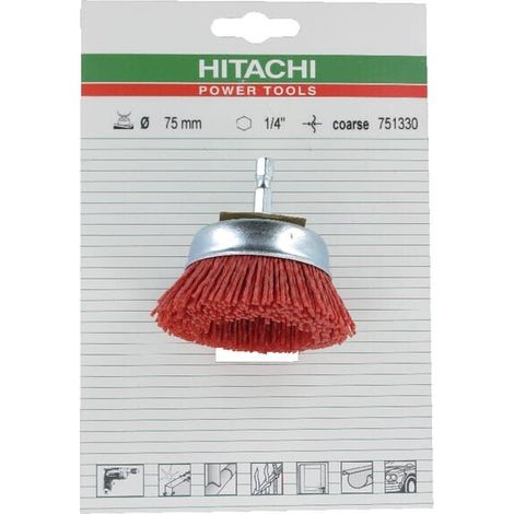 Topfbürste 1/4" 6-kant stift 7 HIKOKI 751330