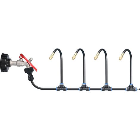 Kit d'accessoires universel pour tuyau en PVC de 10 mètres - Avec buse d'irrigation (dans le carton) (1/5)