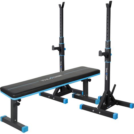 Banc de musculation avec support pour barre Thunder® FREELY-PRESA (1/5)