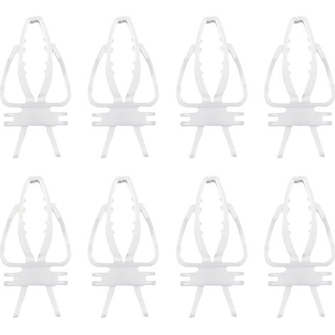 8 pièces Clip Alimentateur en Plastique pour Cage à Oiseaux, Clips pour Fruits et Légumes pour Perruches, Sittiques, Cacatoès, Aras, Nymphéas (1/5)