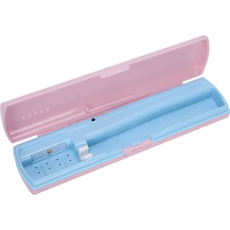 UV-sterilisierender Zahnbürstenhalter mit USB-Ladegerät, moderne Badezimmeraufbewahrung (1/5)