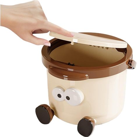 Basket Sturdy and Portable with Lid Desk basket with lid for