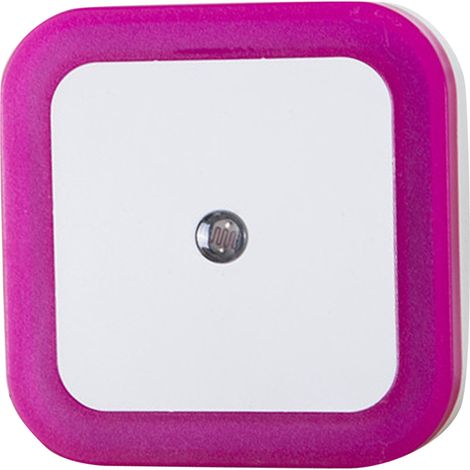 Lampe de chevet LED à détection lumineuse, veilleuse corridor pour chambre, 110V-220V, rouge, prise US (1/4)