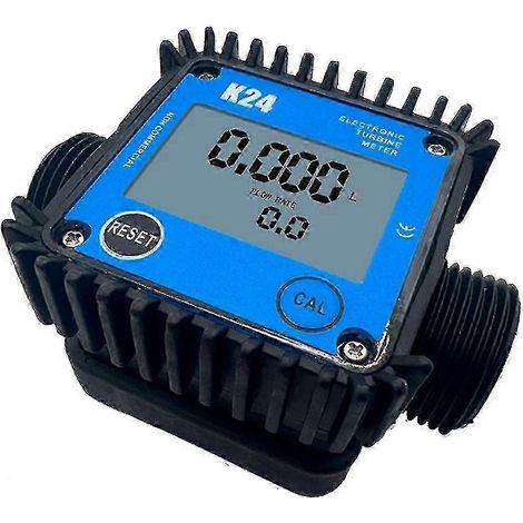 Débitmètre de carburant haute précision K24 pour turbine avec écran LCD (1/5)