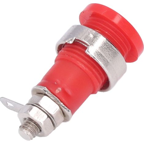 50 Bananenstecker, 4 mm, 50er-Packung, zuverlässige Leistung, robustes Material, elektrisches Prüfzubehör, rot (1/5)