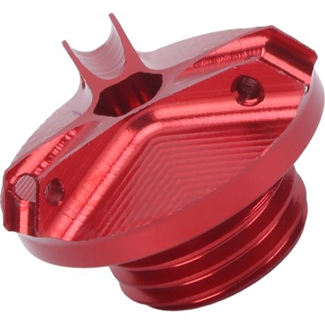 Bouchon de remplissage d'huile M20x2.5 rouge pour Yamaha TMAX 530 500 560 250 300, couvercle de remplacement en métal (1/5)