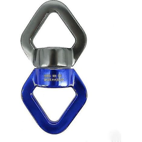 Drehvorrichtung für Seile, Hängematten, Aerial Silks, Outdoor-Sport- und Kletterzubehör – Blaugrau