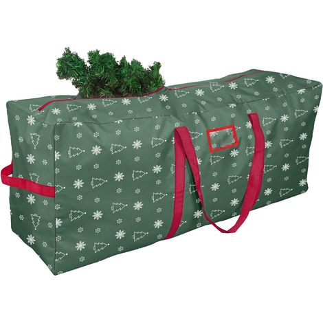 Aufbewahrungstasche für künstliche Weihnachtsbäume, große Aufbewahrungstasche für Weihnachtsbäume, wasserdichte Oxford-Tasche (Grün) (1/5)