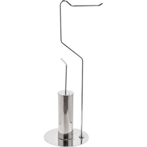 Piantana porta scopino wc porta rotolo da terra toilette Airone