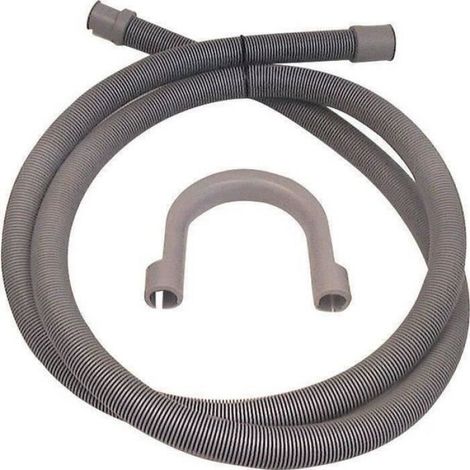 Tuyau De Vidange - 2 M - Manchon Caoutchouc Ø19 Et Ø22 - Résistant -20 °C À +90 °C - Pour Machine À Laver - 1 Pièce