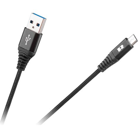Cable USB - Micro USB 1 m negro - SS43792-USB