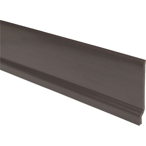 Battiscopa Colorea Resina Espansa Noce Scuro 10 Pezzi 65 X 9 mm