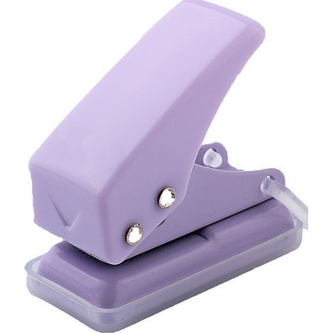 Perforatrice 15 1-Trou en Métal(La couleur violette), Capacité de 8 Feuilles (1/4)