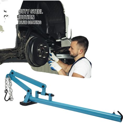 Outil de levier de bras de suspension, matériau en acier au carbone, hauteur de serrage 65-265mm, plage de chaîne réglable 0-58cm, force de traction maximale 500kg, poids brut 6.5kg (1/5)