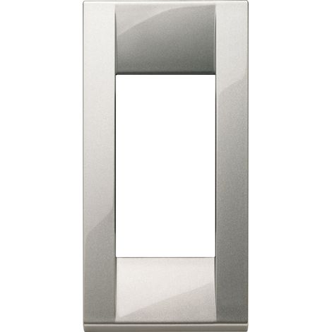 VIMAR - 16781.21 Placca Classica 1M pann.argento met